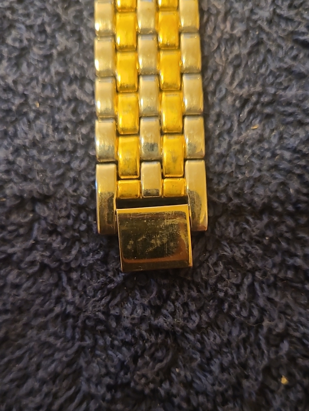 Disney Gold Tone Mermaid Bracelet Watch with Floral Dial - Picture 3 of 5